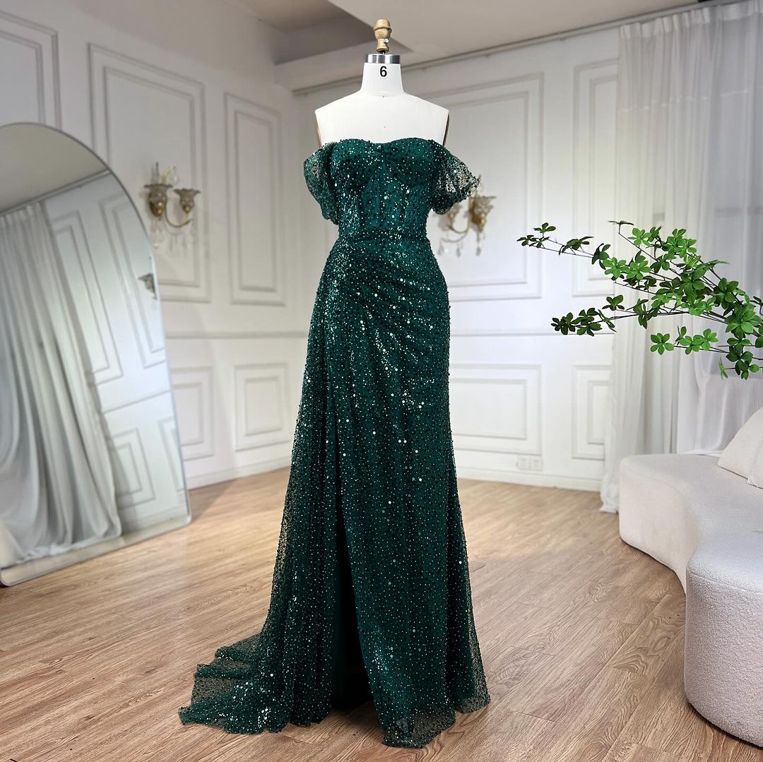 Satin Sheath/Column Strapless Floor-Length Formal Dresses with 3D Flowers main image 1