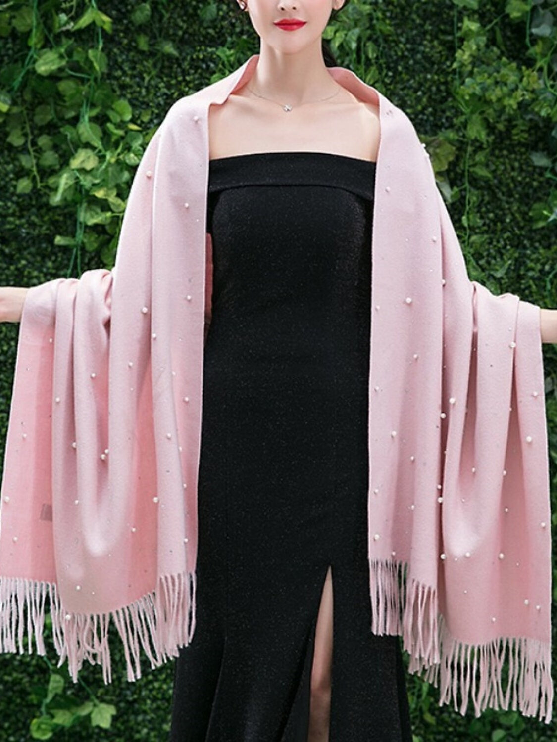 Women's Wedding Bridal Sleeveless Wrap/Shawls With Pure Color main image 0