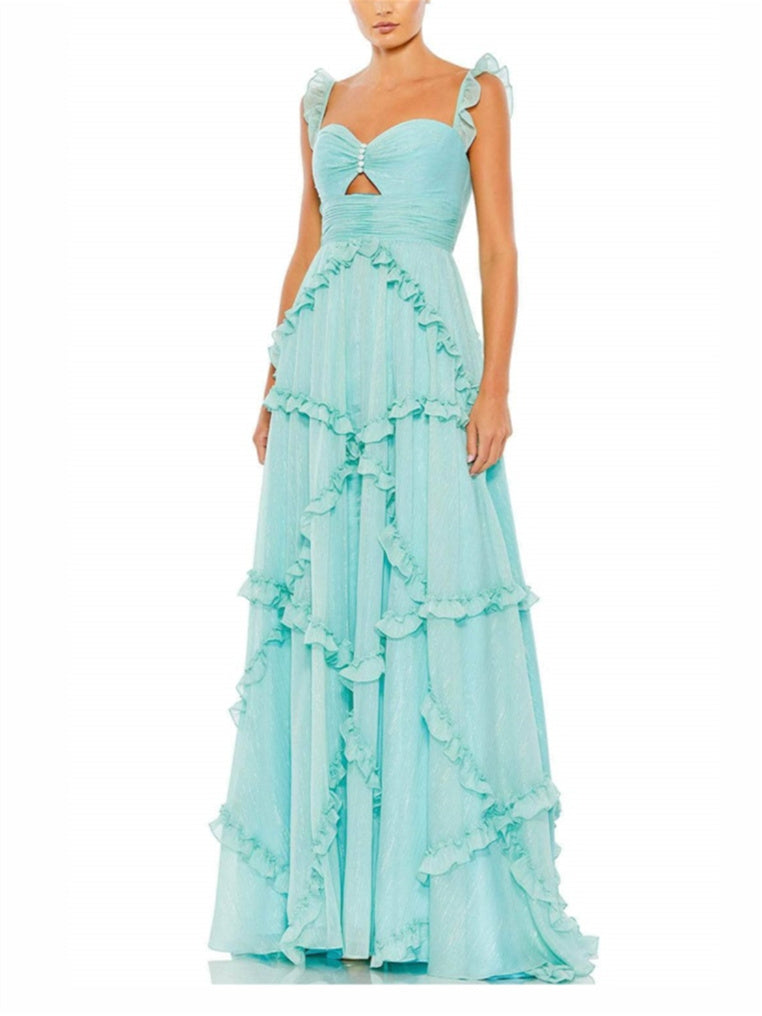 Minerva - Luxury Spaghetti Strap Princess Dress main image 1