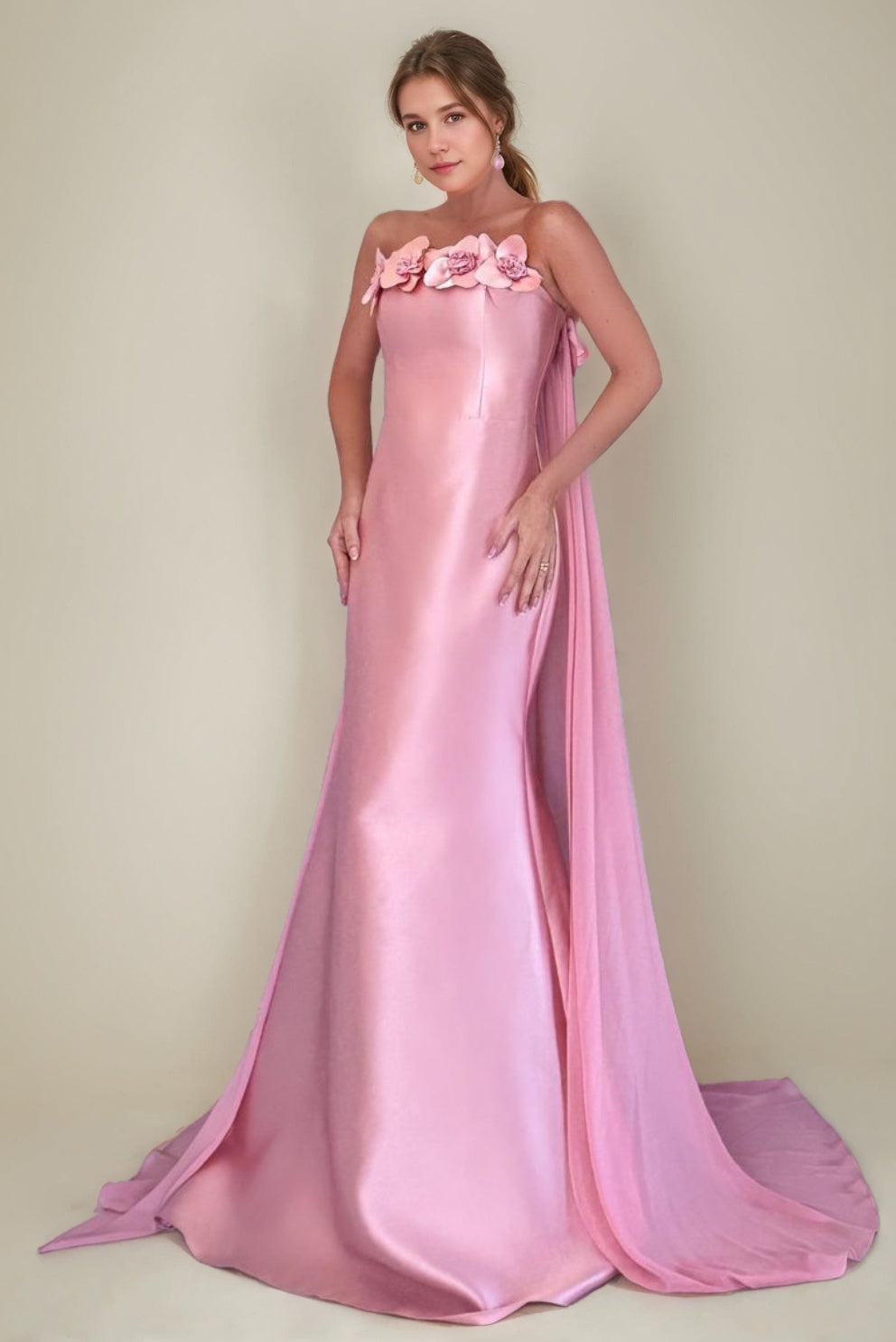 Trumpet/Mermaid Strapless Sleeveless Floor-Length Prom Dresses