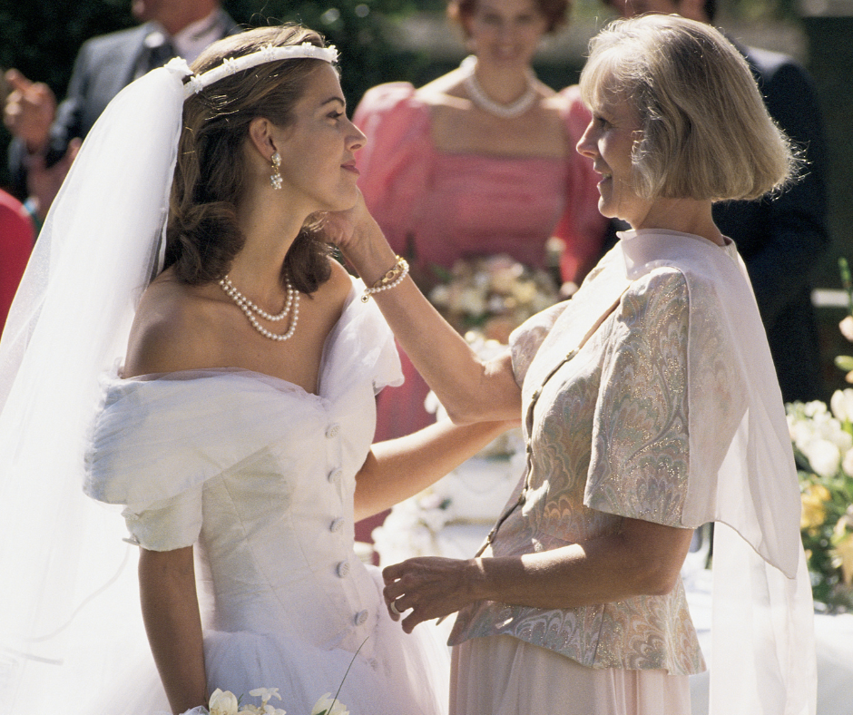 the bride and mother