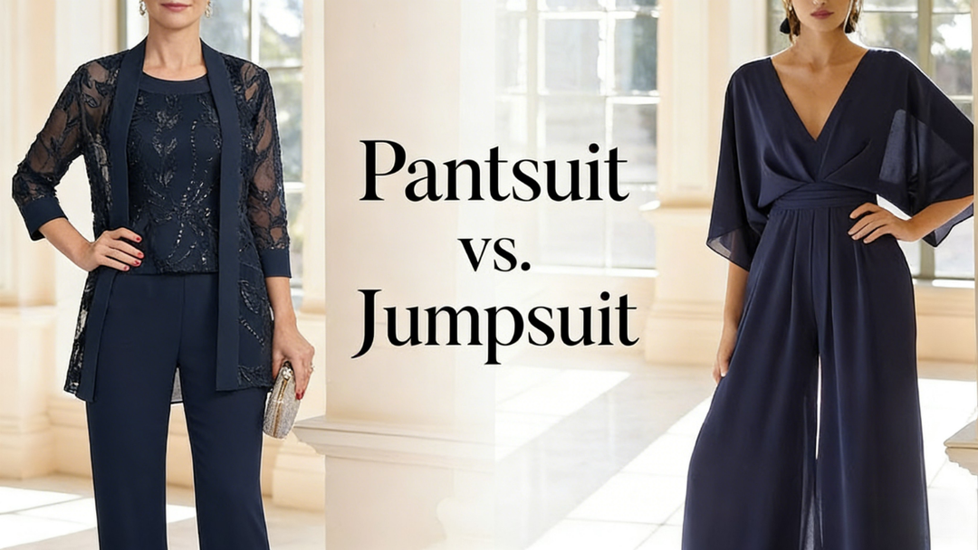 Pantsuit for wedding vs. Jumpsuit for wedding 