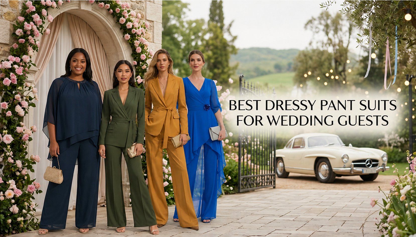 Best Dressy Pant Suits for Wedding Guests 2026: 26 Chic Picks