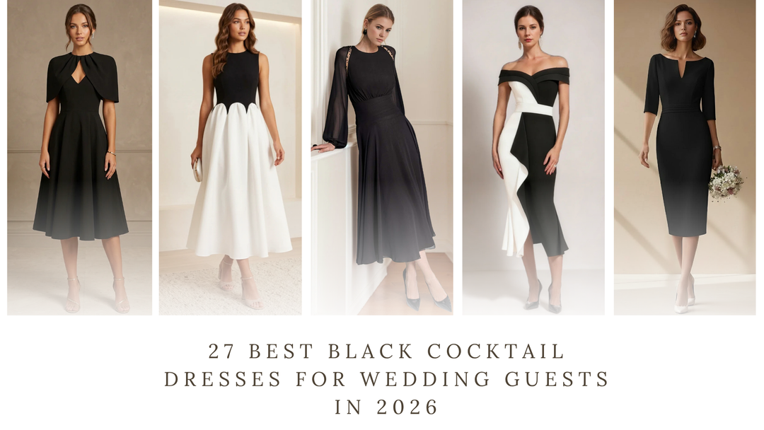 Best Black Cocktail Dresses for Wedding Guests in 2026