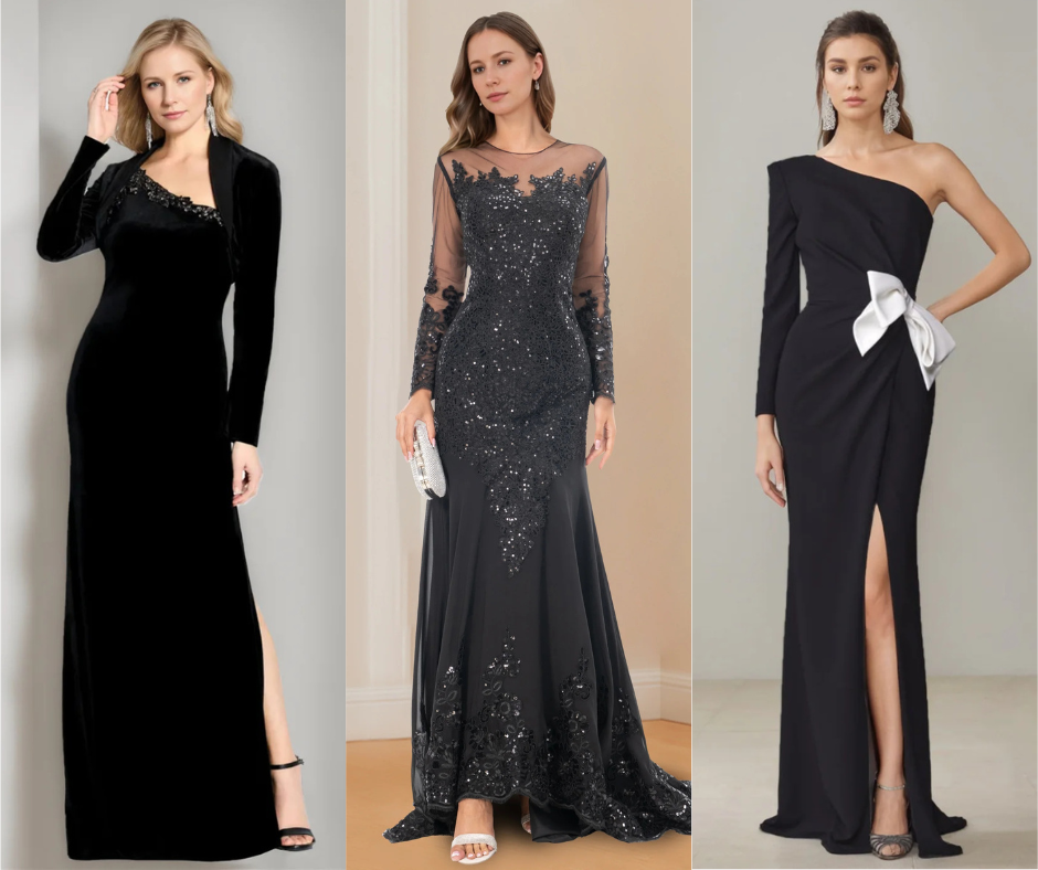 Black Mother of the Bride Dresses