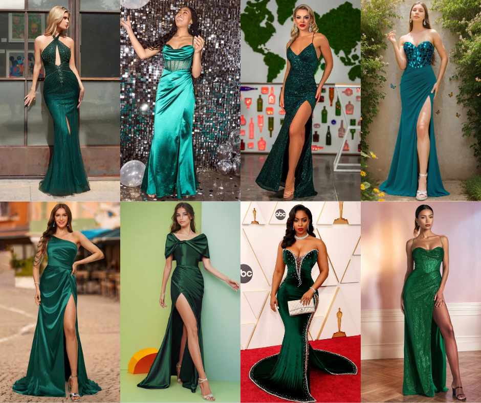 Emerald Green Prom Dresses
