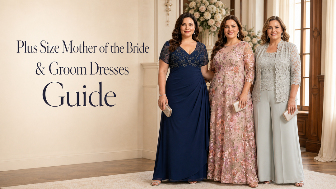 Our Complete Guide to Plus Size Mother of the Bride & Groom Dresses - Mondressy Our Complete Guide to Plus Size Mother of the Bride & Groom Dresses - Mondressy