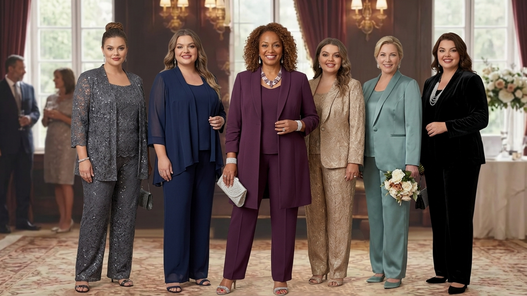 Plus Size Mother of the Bride Pantsuits