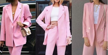 Turn Heads In These Pretty Pink Pantsuits For Any Occasion