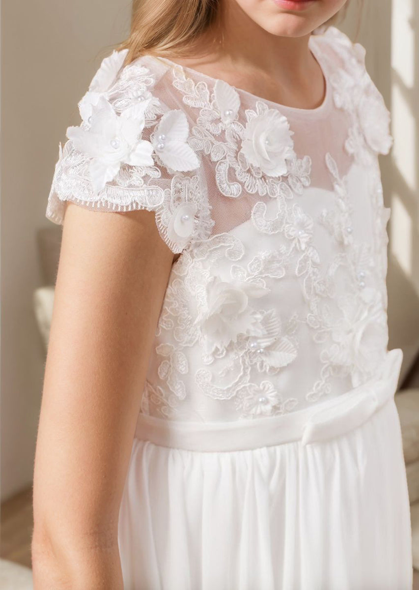 chiffon first communion dresses First Communion dress A769