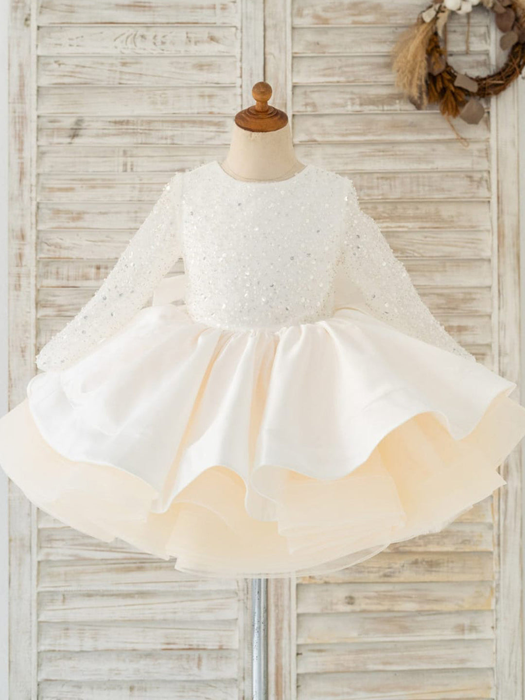 Ball-Gown/Princess Sequins Tulle Short/Mini Dress