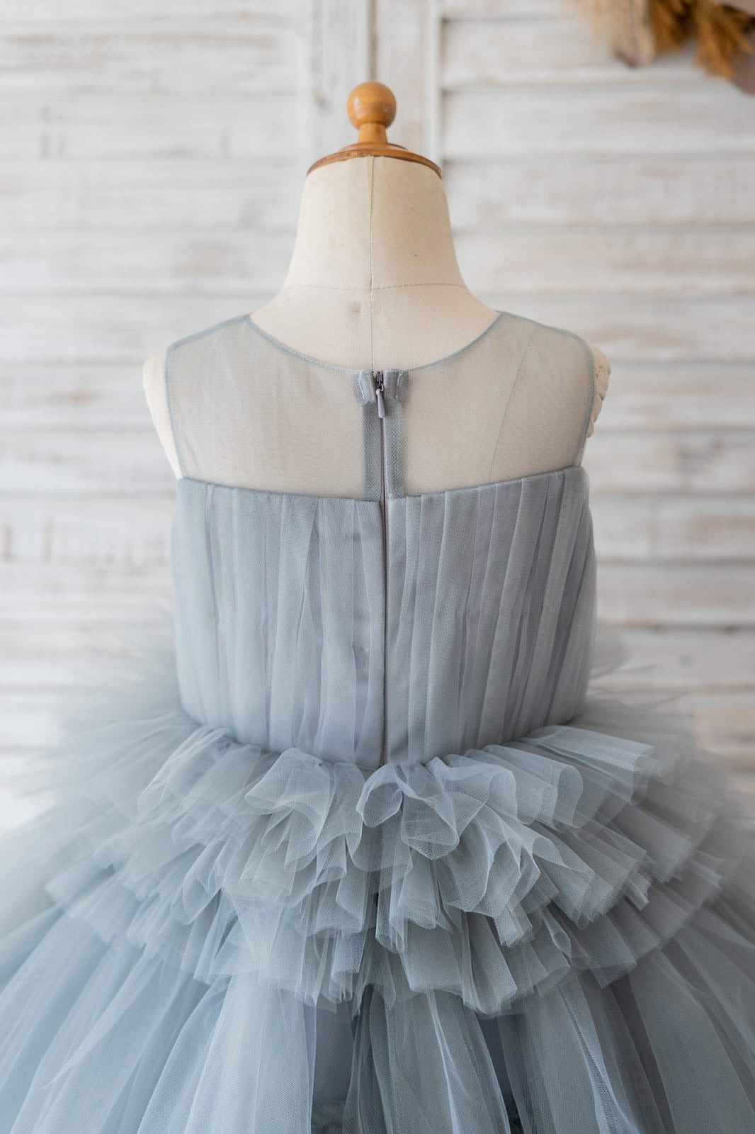 Ball-Gown/Princess Tulle Knee-length Flower Girl Dress