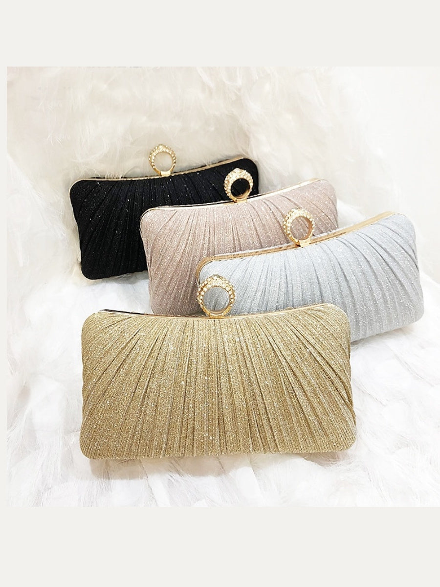 Synthetic Chain Waterproof Solid Color Clutches & Evening Bags