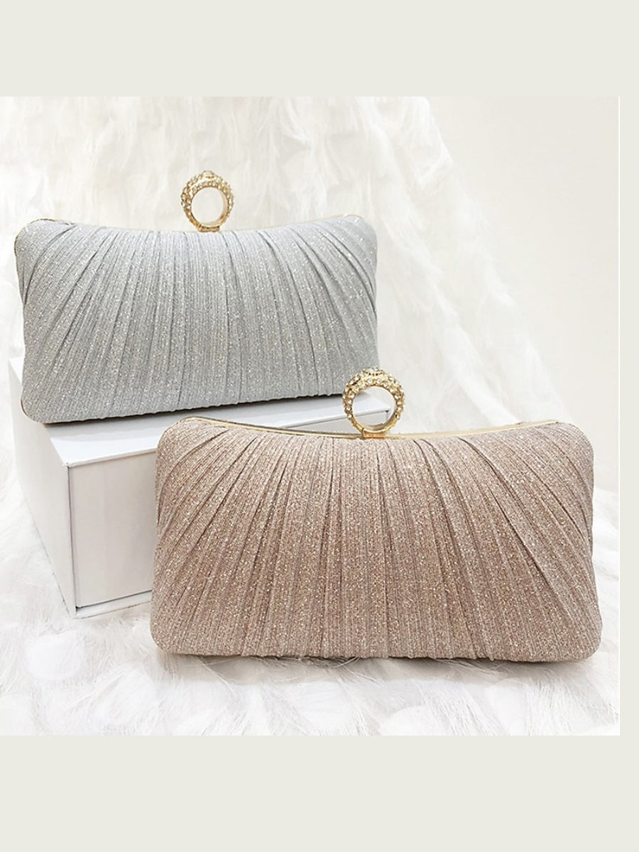 Synthetic Chain Waterproof Solid Color Clutches & Evening Bags