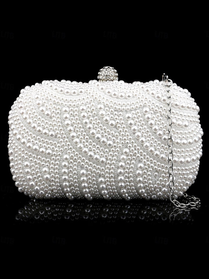 Alloy PVC  Solid Color Crystals Rhinestone Clutches & Evening Bags