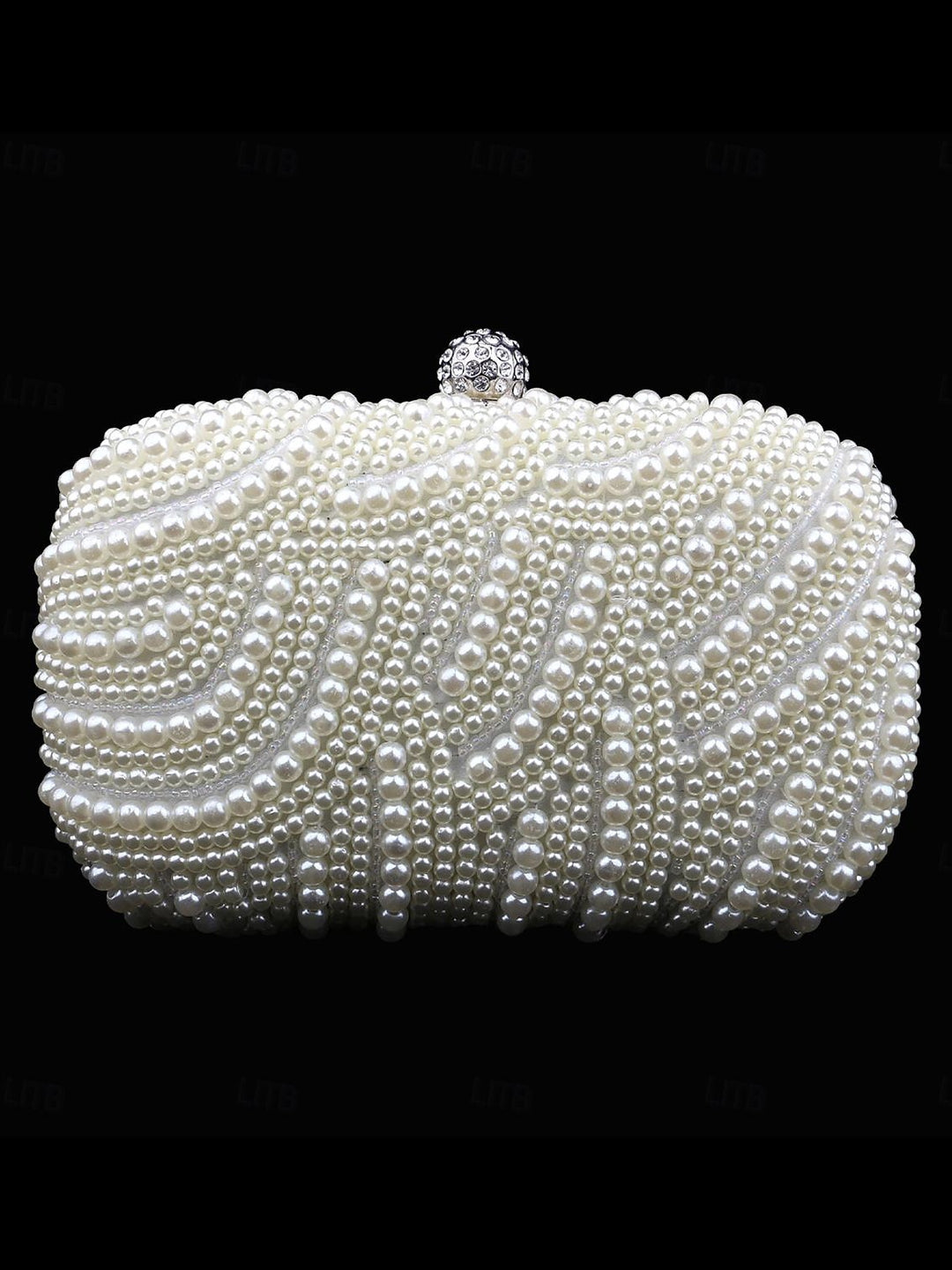 Alloy PVC  Solid Color Crystals Rhinestone Clutches & Evening Bags