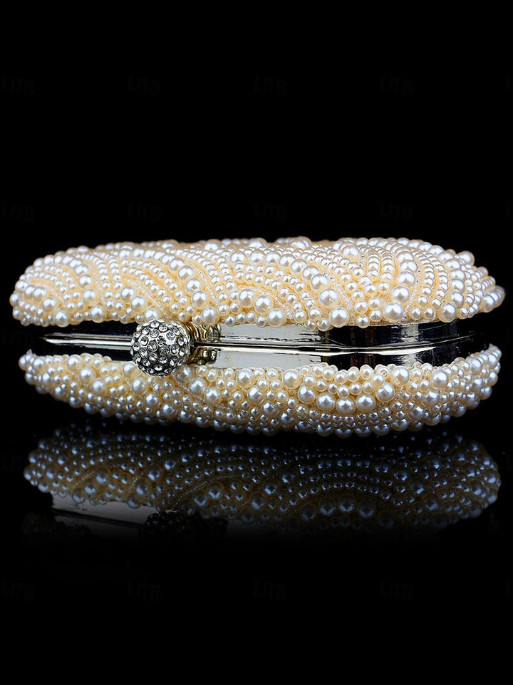 Alloy PVC  Solid Color Crystals Rhinestone Clutches & Evening Bags