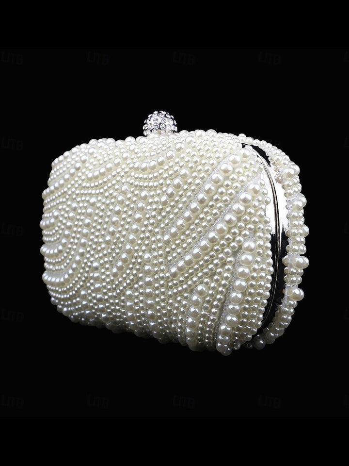 Alloy PVC  Solid Color Crystals Rhinestone Clutches & Evening Bags