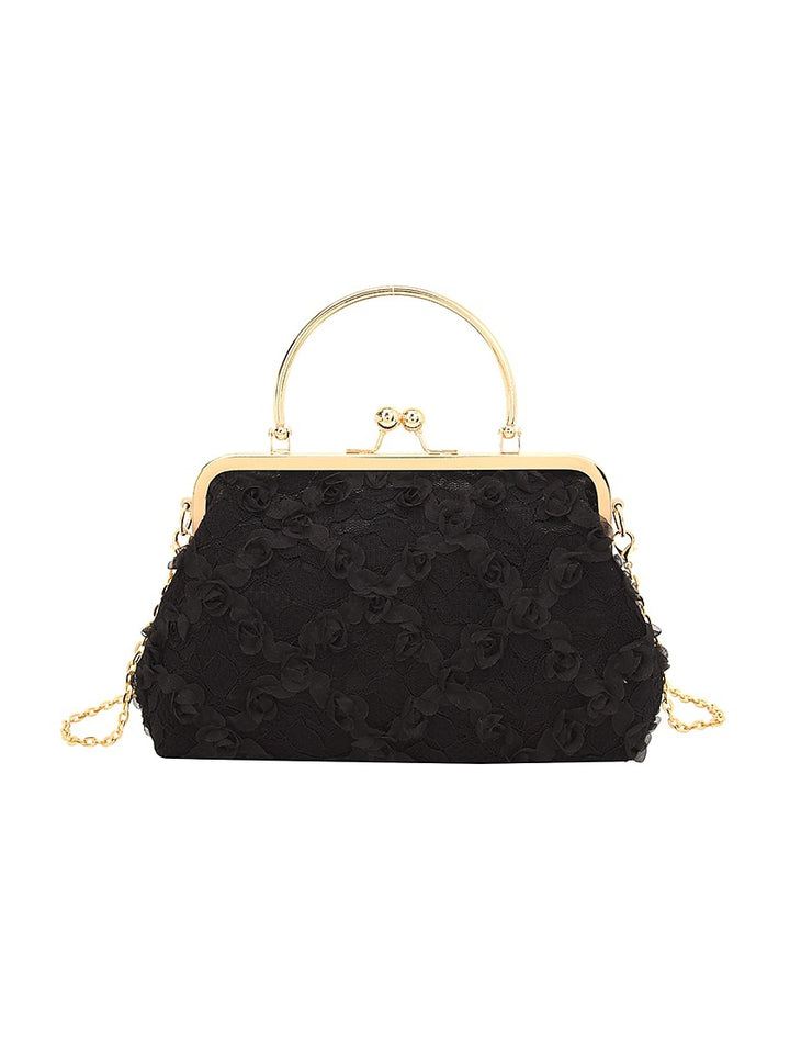 Synthetic Light Weight Large Capacity Solid Color Handbags & Evening Bags