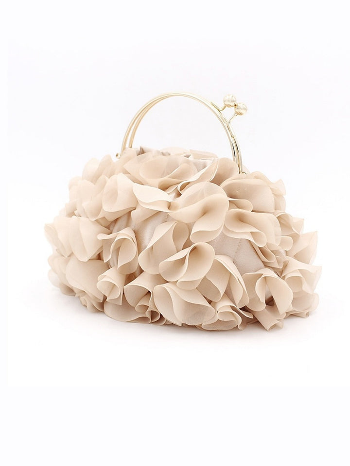 Women's Polyester Solid Color Chain Clutch Bags