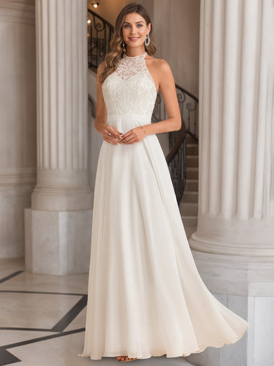 Chiffon Wedding Dresses - Mondressy Chiffon Wedding Dresses - Mondressy