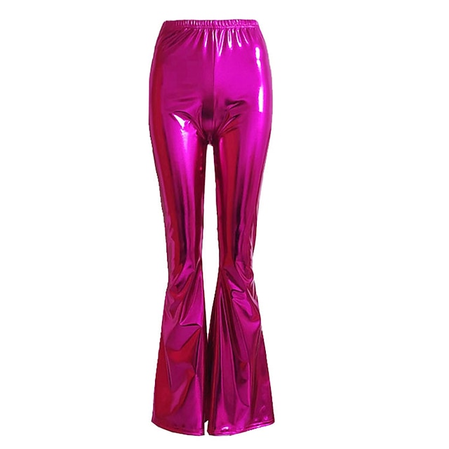 Women's 1980s Hip Pop Bell Bottom Pants Carnival Performance Club Pants