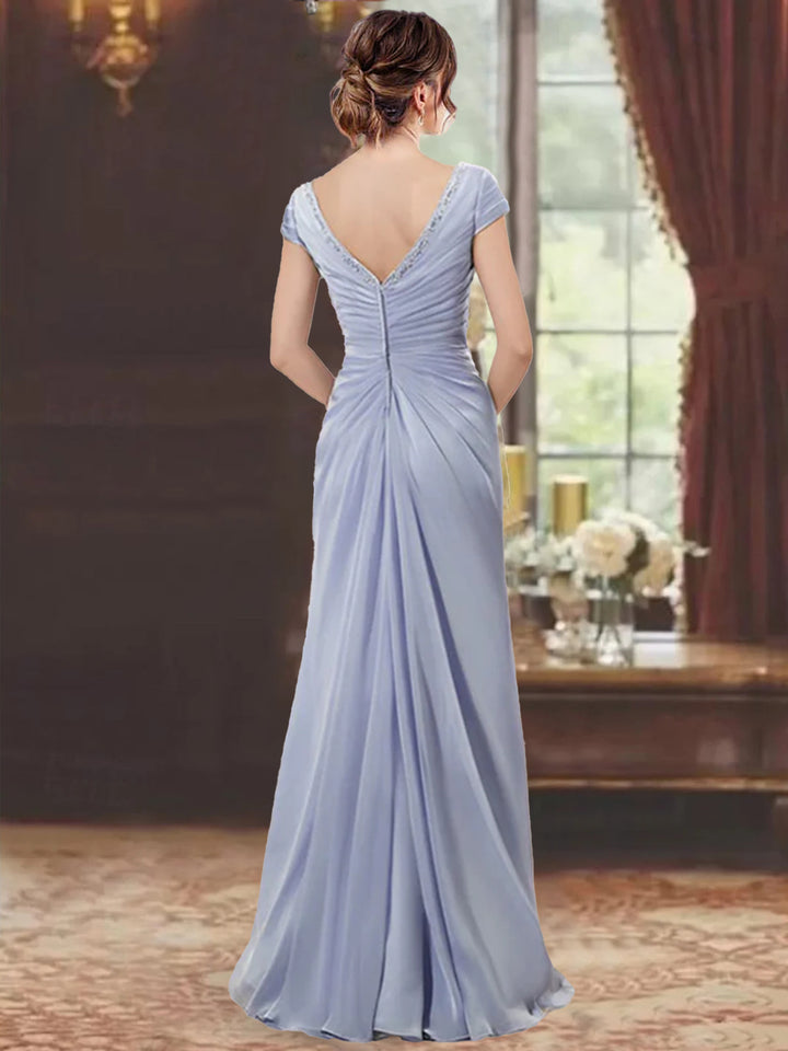 Stunning Dusty Blue Mother of the Bride Dresses | Mondressy Stunning Dusty Blue Mother of the Bride Dresses | Mondressy