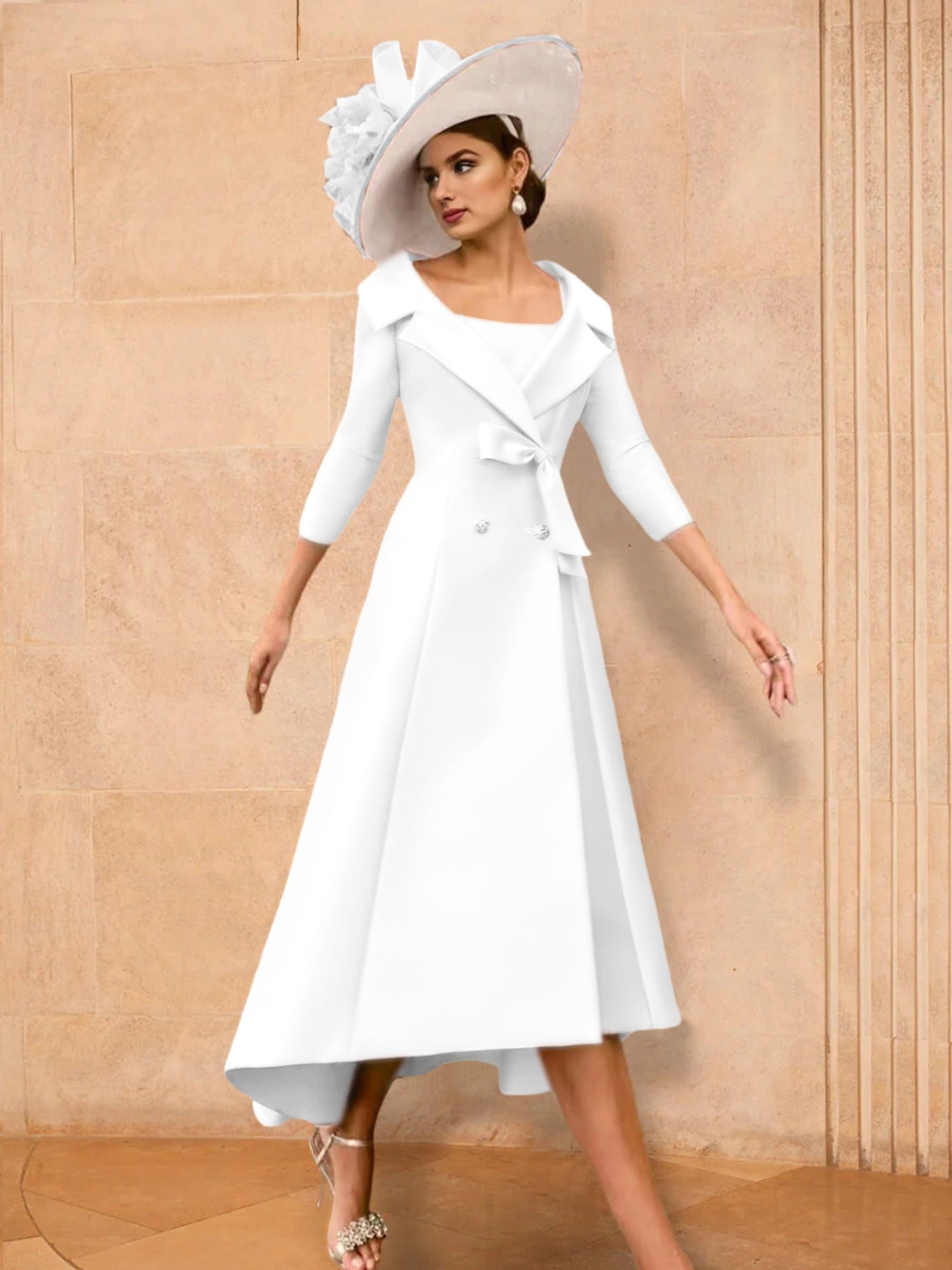 A-Line/Princess Long Sleeves Mother of the Bride Dresses with