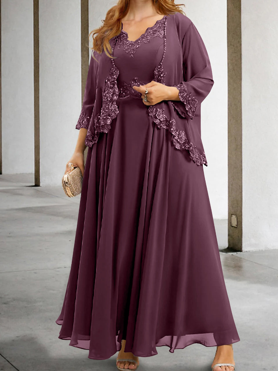 A-Line/Princess Mother of the Bride Dresses with Applique