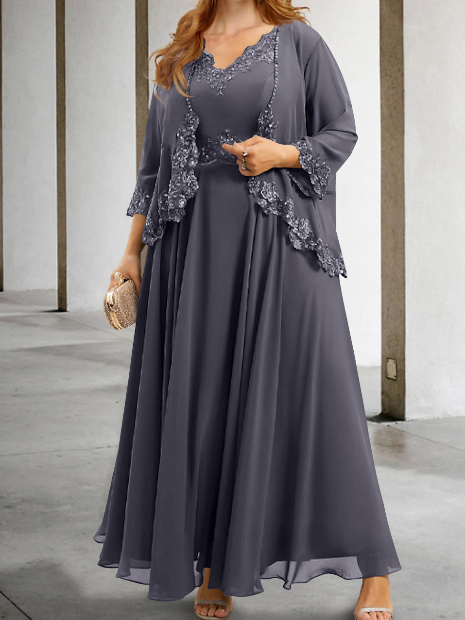A-Line/Princess Mother of the Bride Dresses with Applique