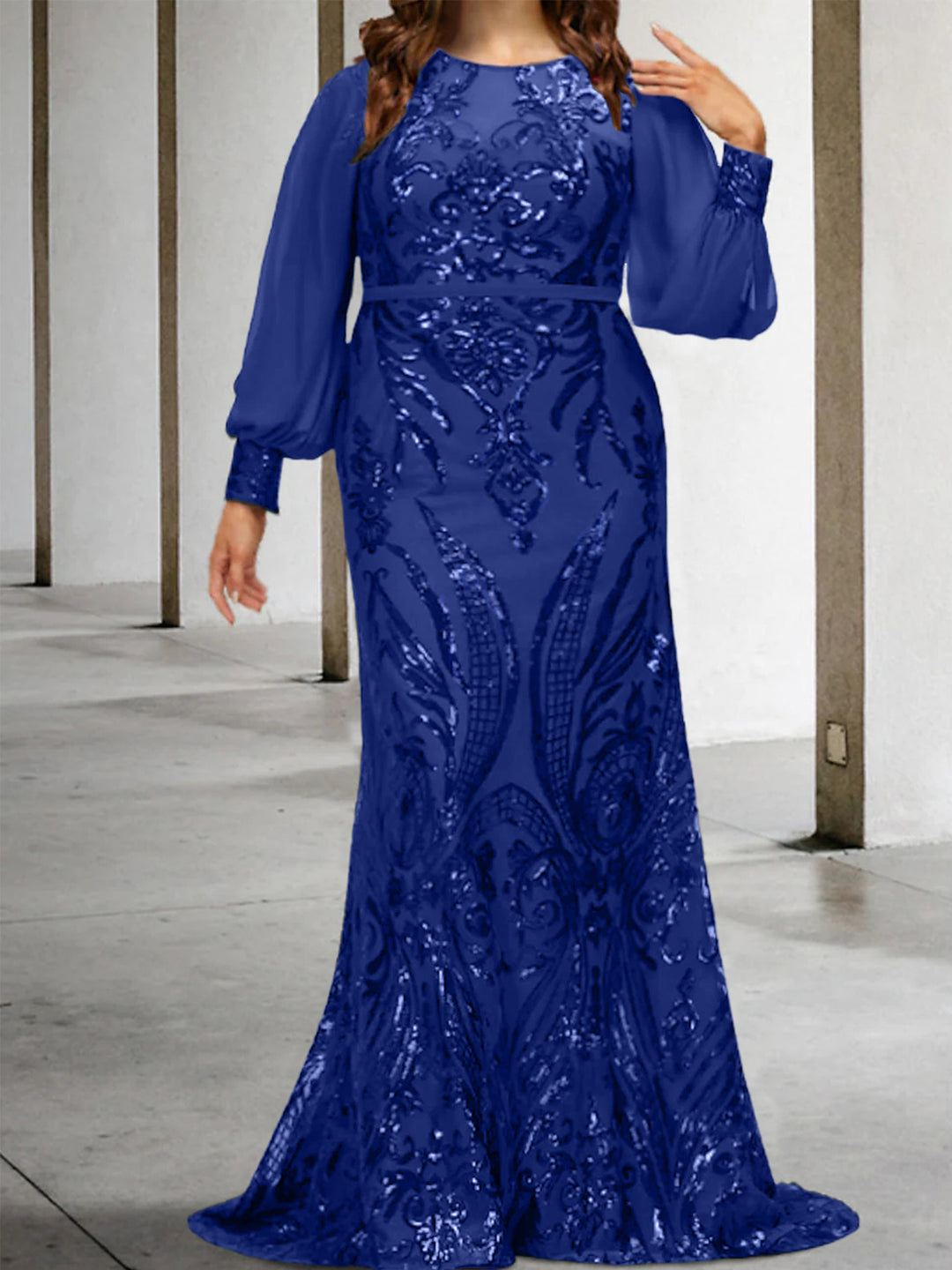 Sheath/Column Mother of the Bride Dresses with Sequins - Mondressy Sheath/Column Mother of the Bride Dresses with Sequins - Mondressy