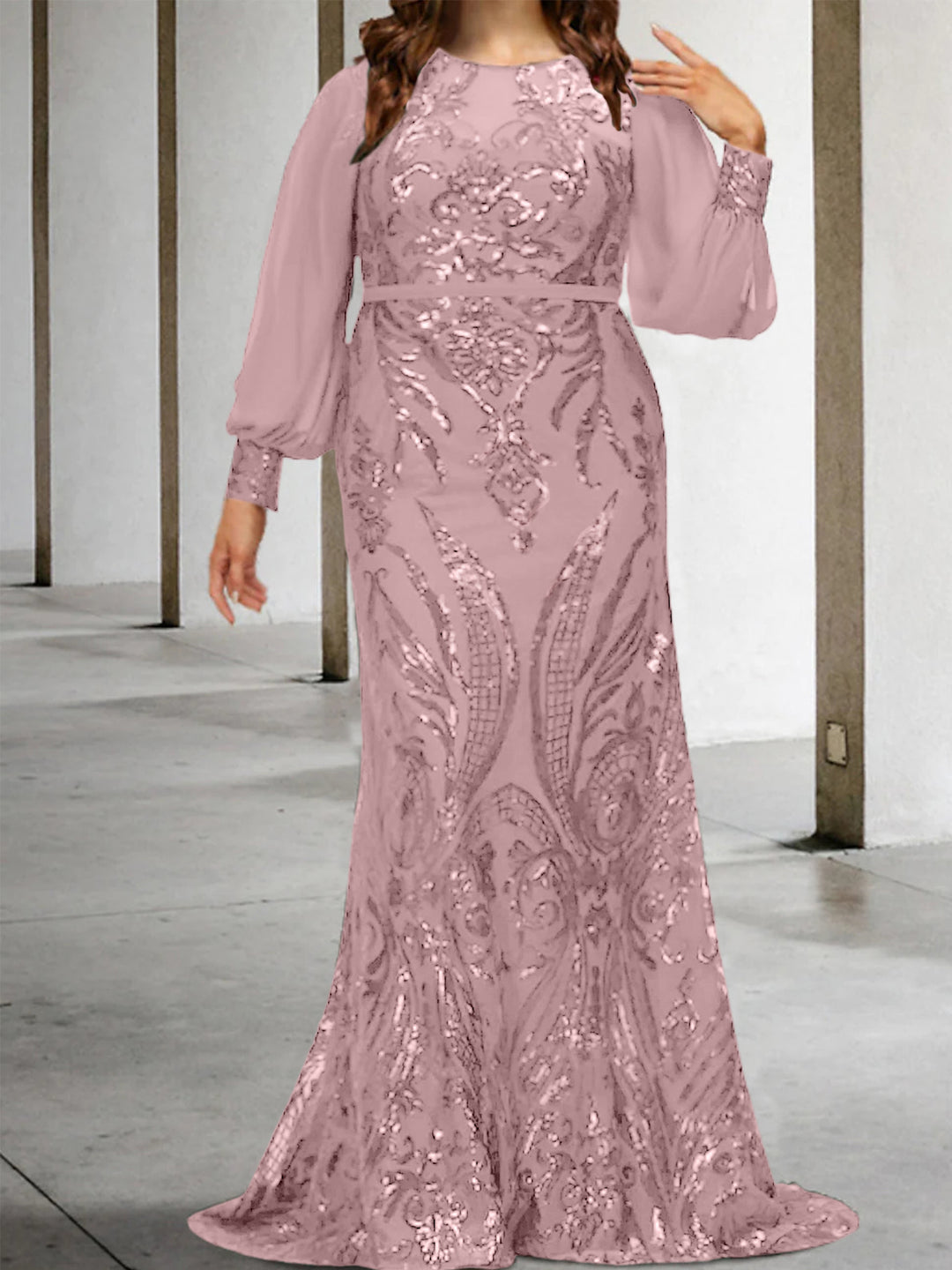 Sheath/Column Mother of the Bride Dresses with Sequins