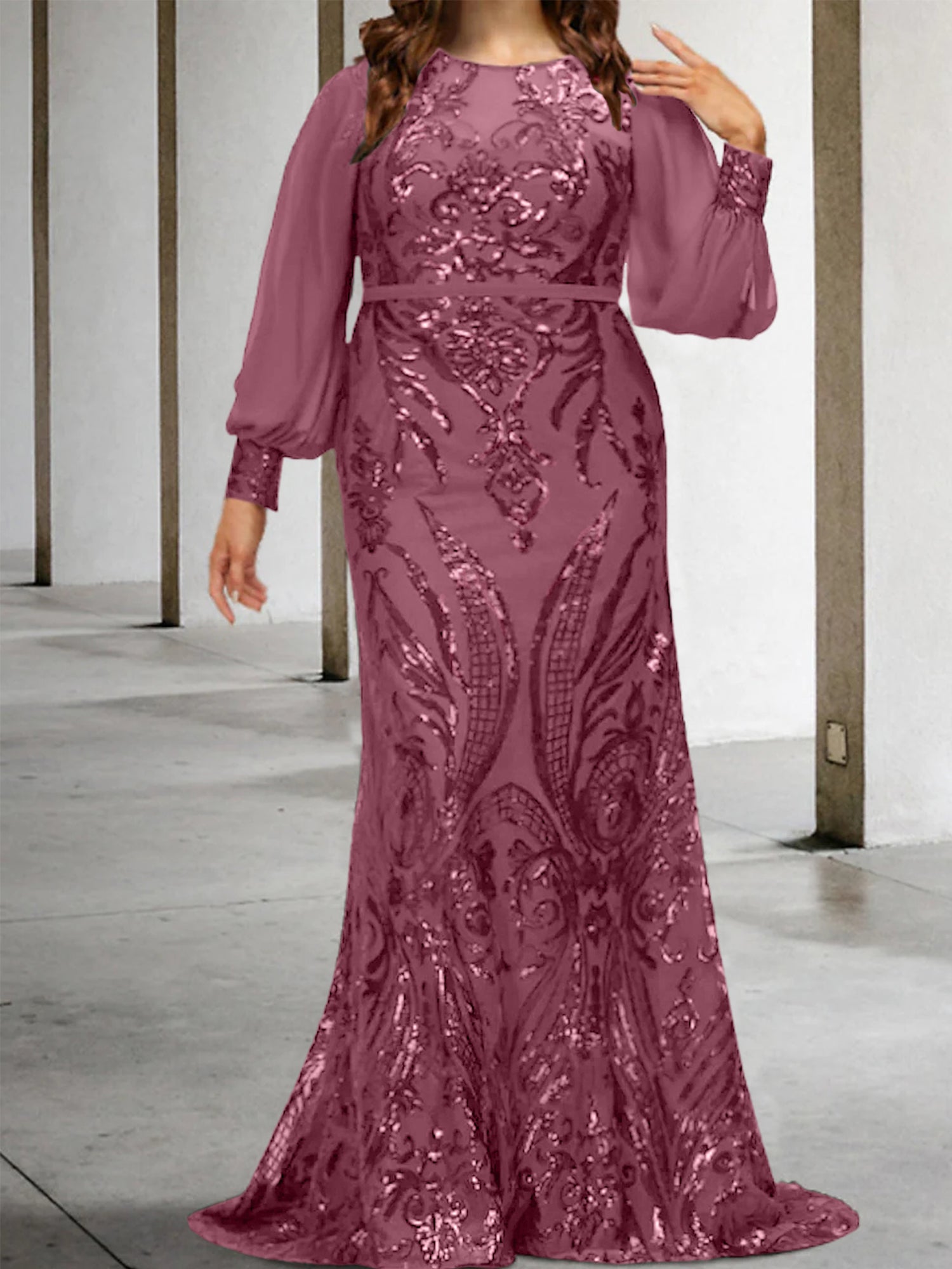 Sheath/Column Mother of the Bride Dresses with Sequins Sheath/Column Mother of the Bride Dresses with Sequins
