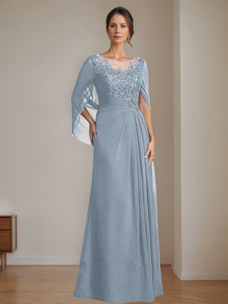 Stunning Dusty Blue Mother of the Bride Dresses | Mondressy Stunning Dusty Blue Mother of the Bride Dresses | Mondressy