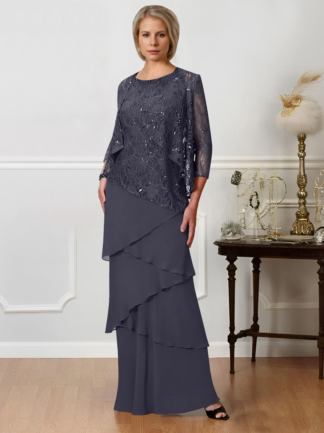 Mother Of The Bride Beach Dresses Image Of Alex Evenings Navy Blue Mother-of-the-bride Mother Of The Bride Beach Dresses Image Of Alex Evenings Navy Blue Mother-of-the-bride