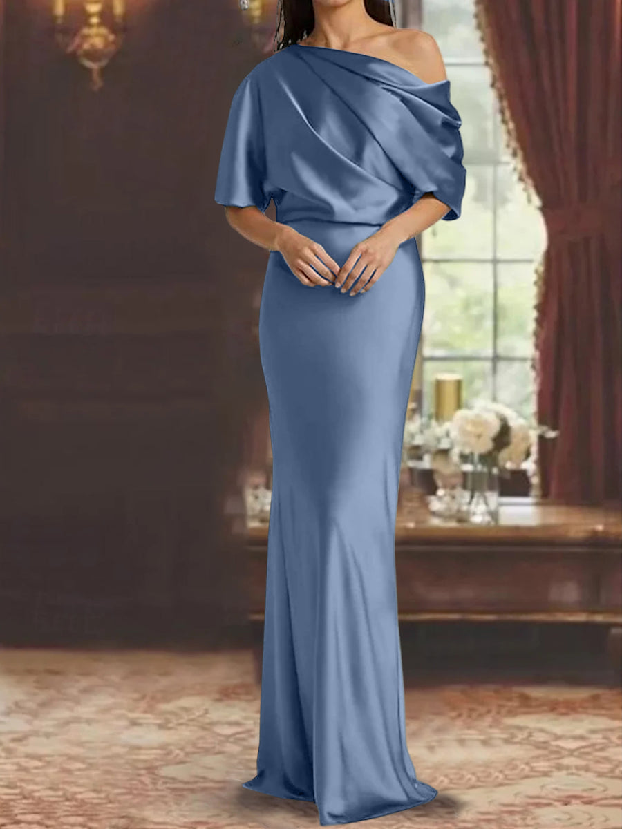 Sheath/Column One-Shoulder Mother of the Bride Dresses