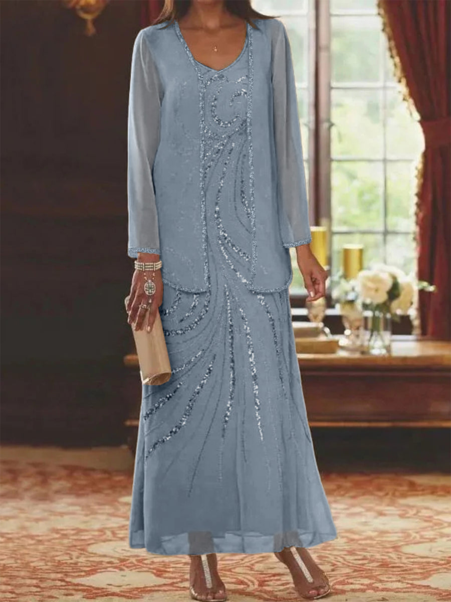 Stunning Dusty Blue Mother of the Bride Dresses | Mondressy Stunning Dusty Blue Mother of the Bride Dresses | Mondressy