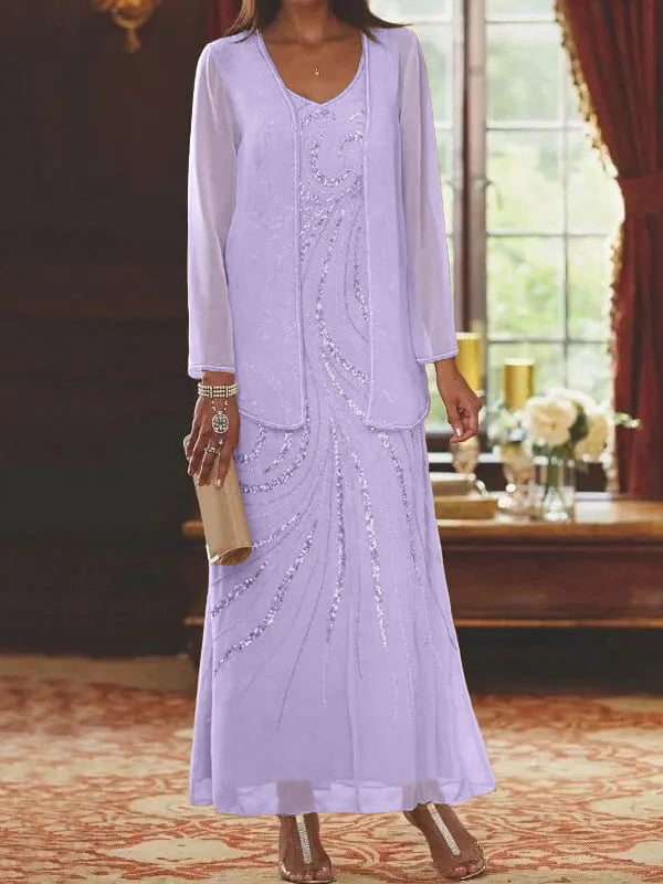 purple mother of the bride dress with jacket Aubergine Glitter Lace Bodice Satin Mother Of The Bride Lace the lightweight jacket provides effortless elegance for ceremonies Ladies Dresses Purple Mother Of