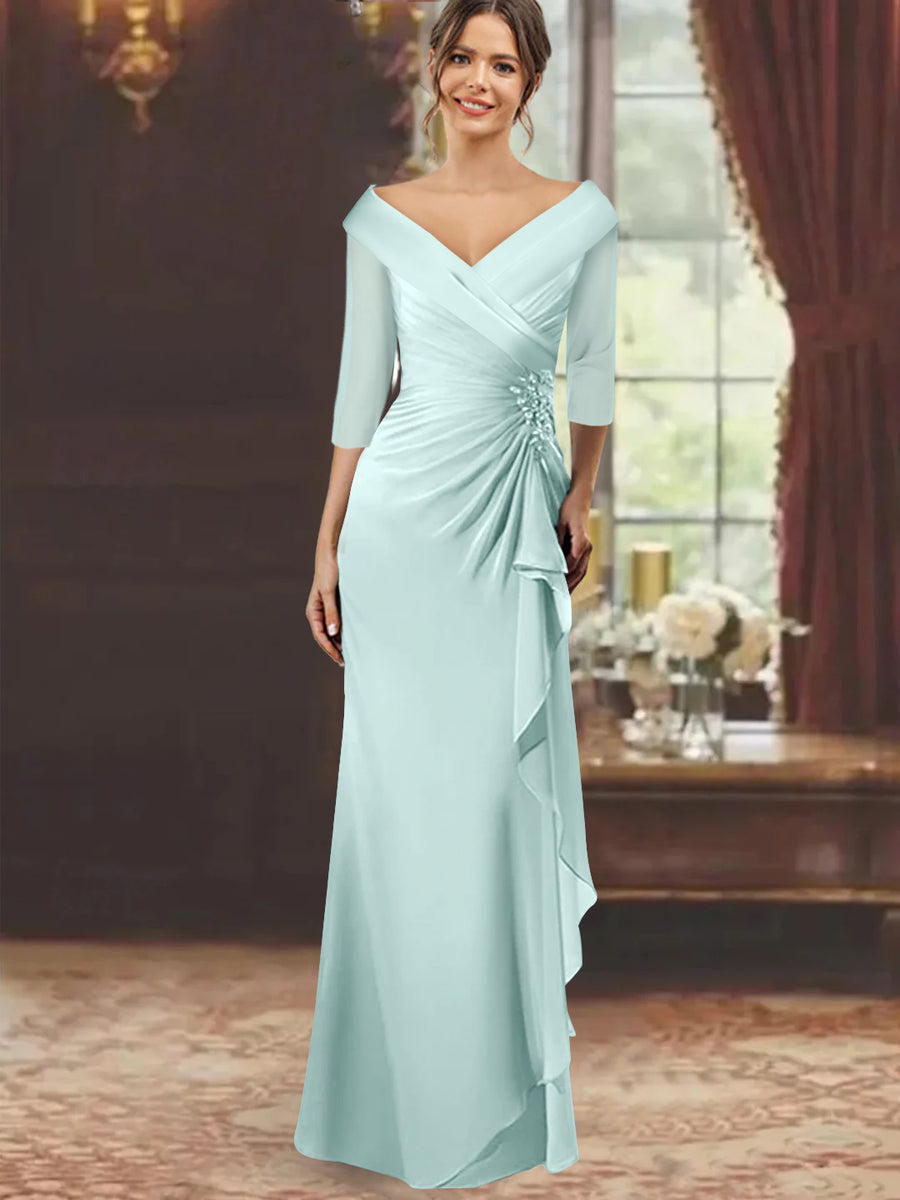 Timeless Sky Blue Mother of the Bride Dresses | Mondressy Timeless Sky Blue Mother of the Bride Dresses | Mondressy