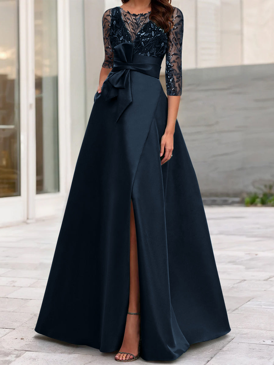 Navy Blue Mother of the Bride & Groom Dresses | Mondressy Navy Blue Mother of the Bride & Groom Dresses | Mondressy