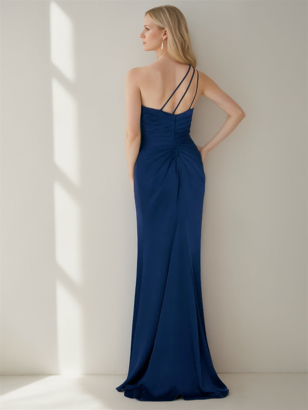 Mermaid/Trumpet Asymmetric Sleeveless Floor-Length Mother of the Bride Dresses