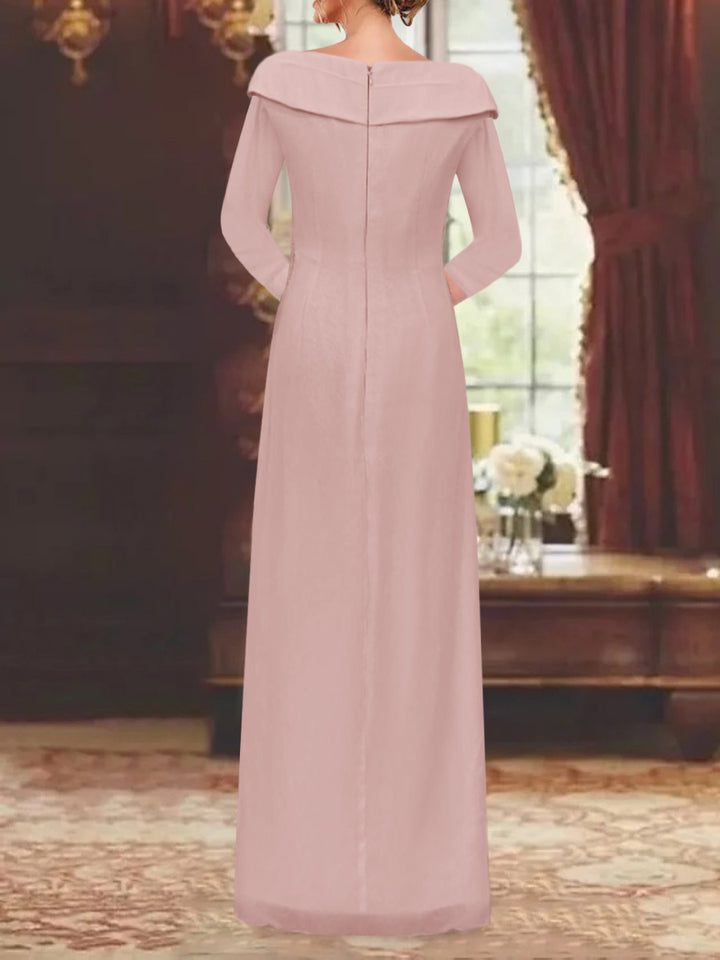 Elegant & Chic Dusty Rose Mother of the Bride Dresses - Mondressy Elegant & Chic Dusty Rose Mother of the Bride Dresses - Mondressy