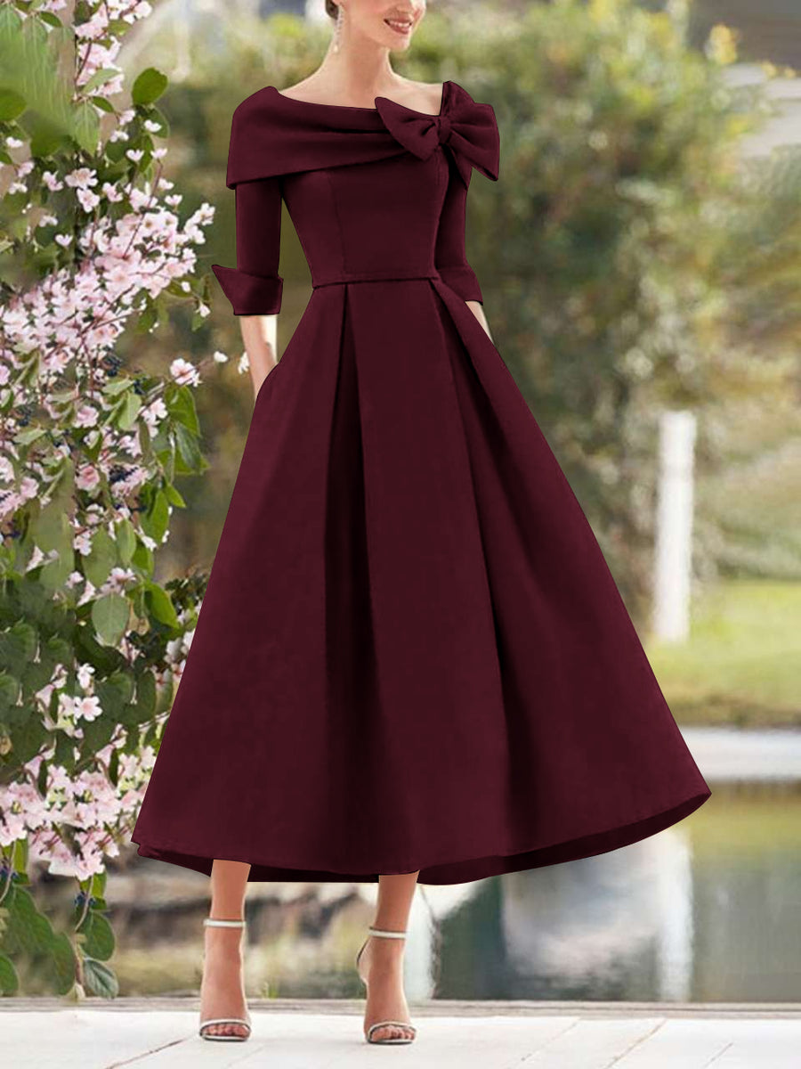 Burgundy Mother of the Bride & Groom Dresses | Mondressy - 2 Burgundy Mother of the Bride & Groom Dresses | Mondressy - 2
