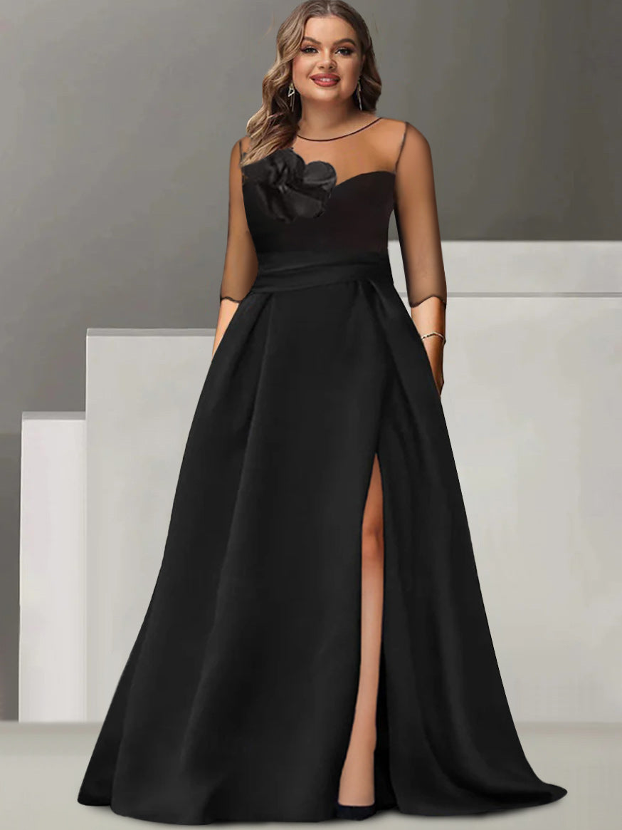 A-Line/Princess Sweetheart Half Sleeves Ankle-Length Mother of the Bride Dresses with Lace