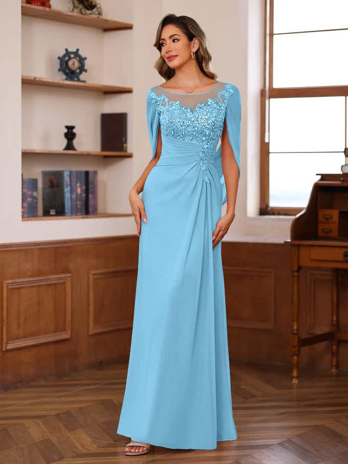 Luxurious Light Blue Mother of the Bride Dresses: Glamour and Elegance - 3 - Mondressy Luxurious Light Blue Mother of the Bride Dresses: Glamour and Elegance - 3 - Mondressy