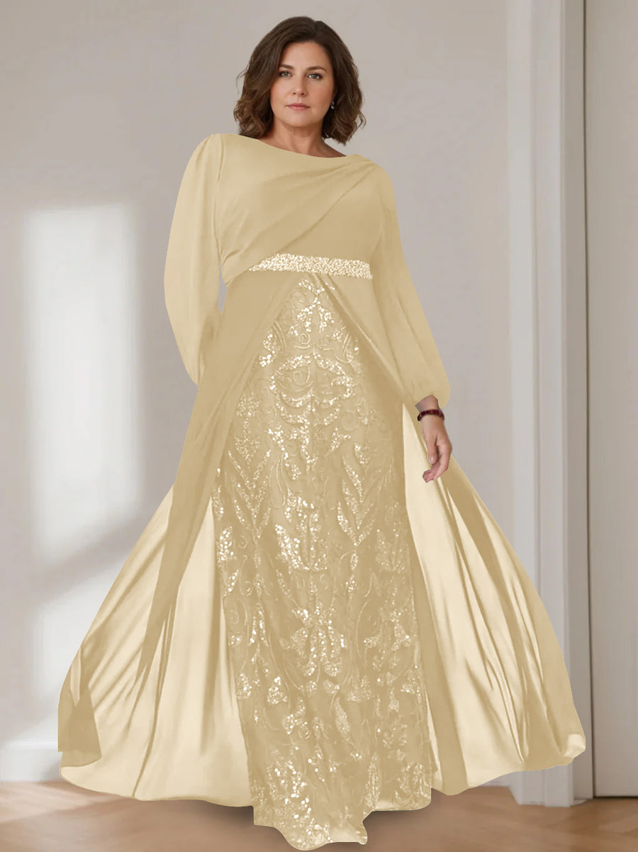 sachin and babi light blue dress Stunning Illusion A-Line Mother of the Bride Dresses main image 1
