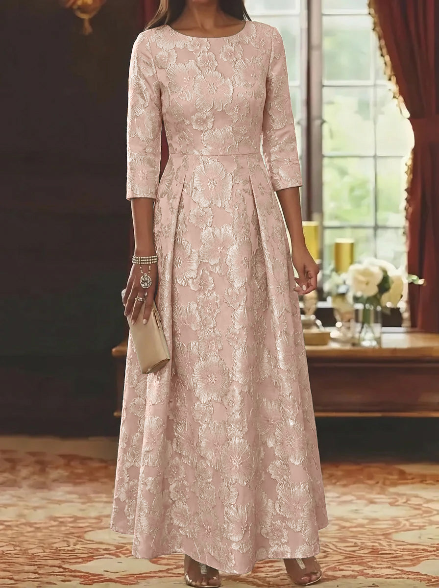 elegant mother of the groom dress with scoop neckline