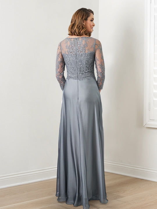 A-Line/Princess One-Shoulder Mother Of The Bride & Groom Dresses With Appliques & Side Slit main image 1