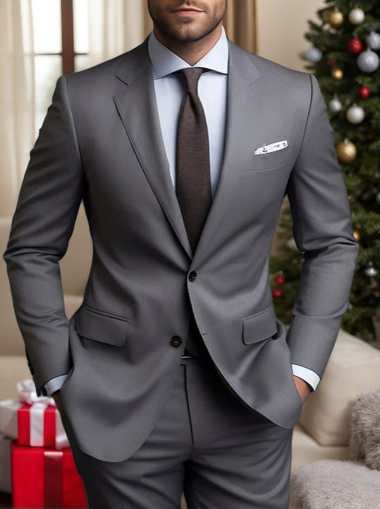 Red Blue Black White Men's Tailored Fit Single Breasted One-button 3 Pieces Printed Prom Party Suits