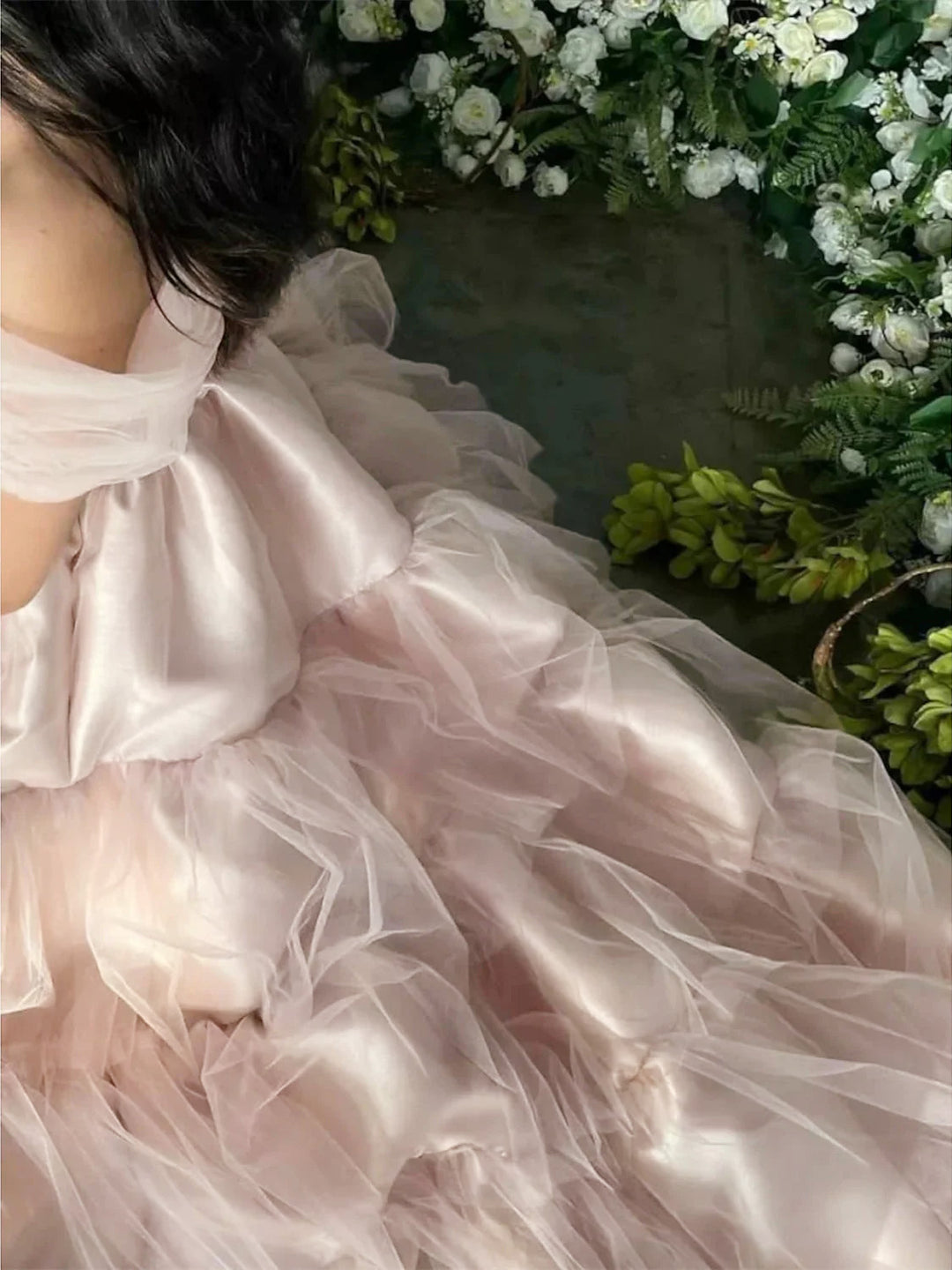 A-Line/Princess Short Sleeves Off-the-Shoulder Evening Dresses With Pleats